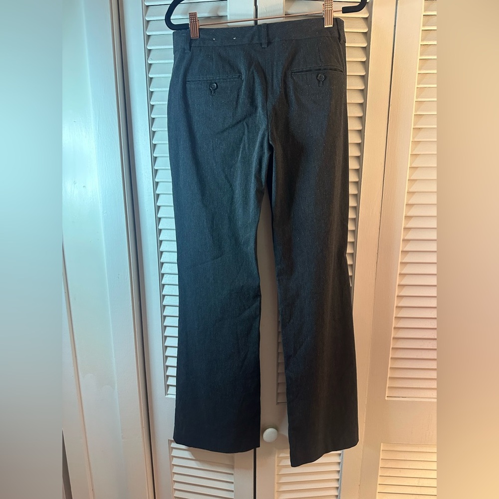 Express Editor Pants – Dark Charcoal Denim Trouser - Size 4R Y2K - Picture 7 of 8